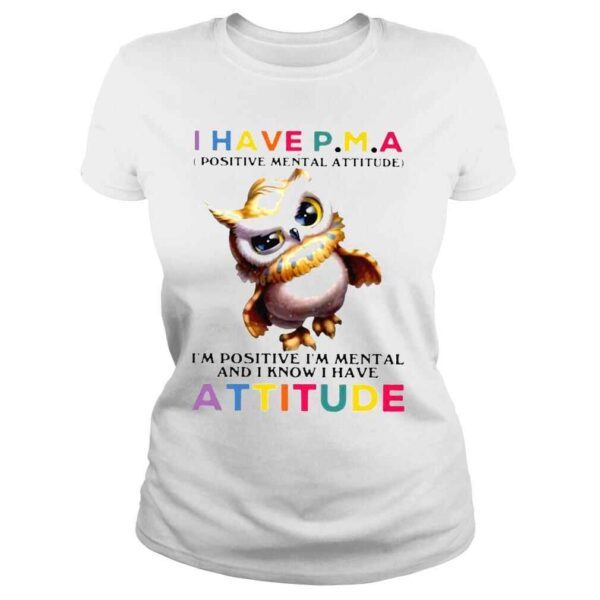 owl I have PMA and I know Im mental and I know I have attitude s Hoddie - Image 3