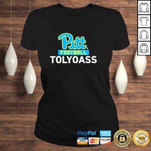 ClassicLadies pitt Football Tolyoass Shirt