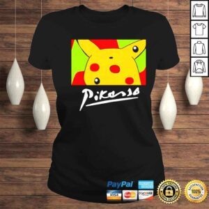 ClassicLadies pokemon Pikachu Pikasso shirt