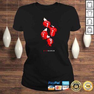 ClassicLadies red seven Manchester United shirt