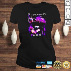 ClassicLadies satoru Gojo Anime lightning shirt