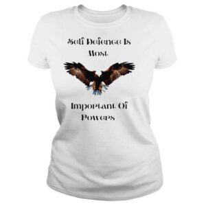 ClassicLadies self defense is most important of powers shirt