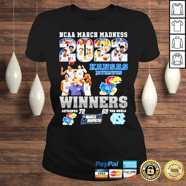 shirt Ncaa March Madness 2022 Kansas Jayhawks winner shirt - Image 3