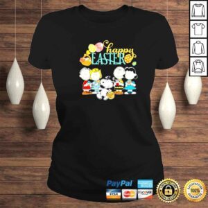 ClassicLadies snoopy and Charlie Brown Happy Easter shirt