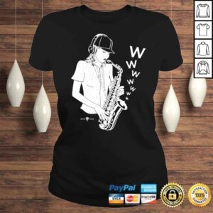 ClassicLadies the sax lady frankie x rotowear merch shirt