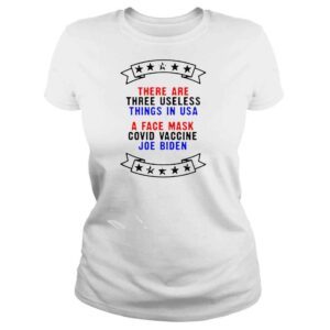 ClassicLadies there are three useless things in USA stars logo shirt