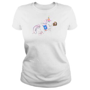 ClassicLadies toronto Blue Jays tiny turnip girls youth unicorn cartoon cute baseball shirt