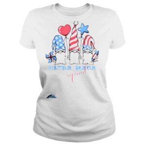 ClassicLadies ultra mega squad gnomes usa flag support Trump the maga king shirt