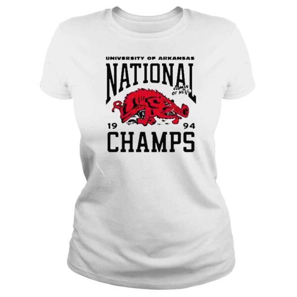 university of Arkansas national champs shirt - Image 3