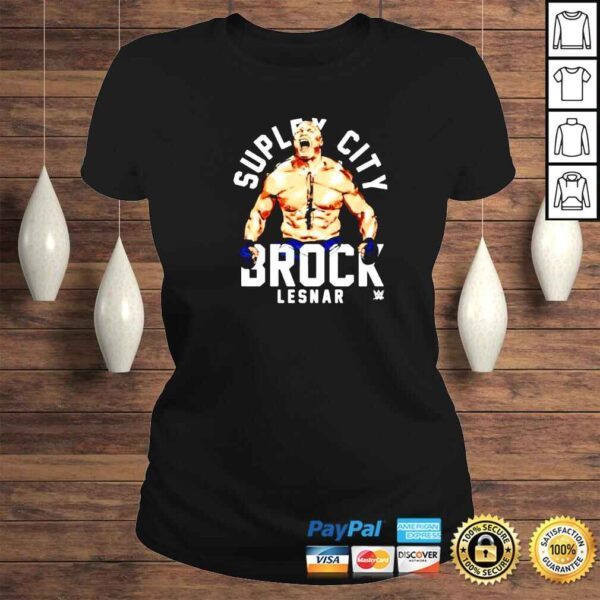 wWE Brock Lesnar Supley city cartoon shirt - Image 3