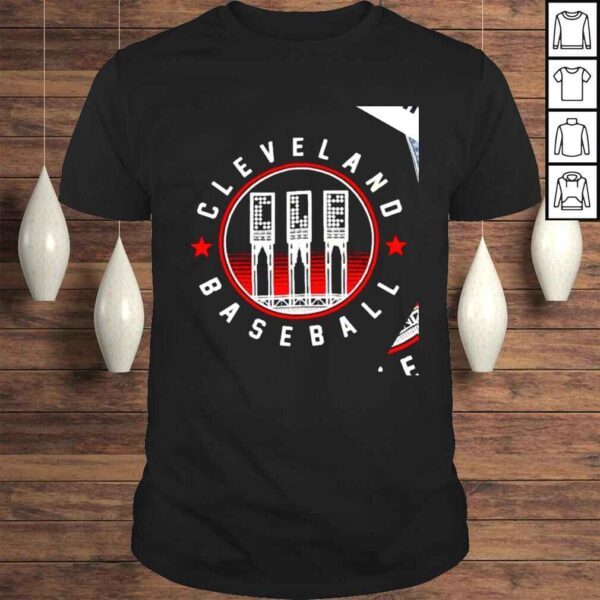 Cleveland Baseball Lights of Stadium shirt