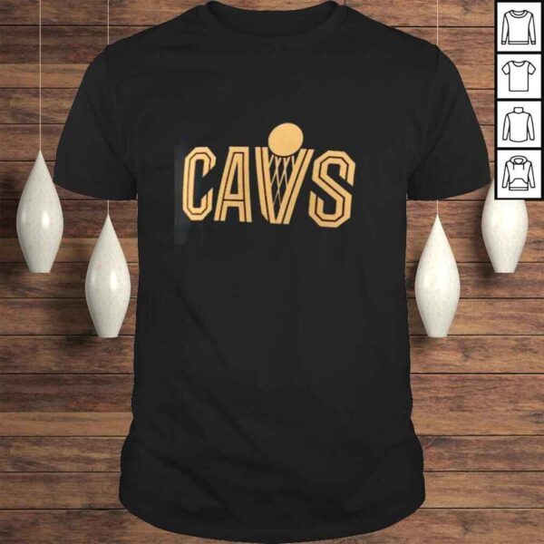 Cleveland Cavaliers Wordmark Black Tee Shirt