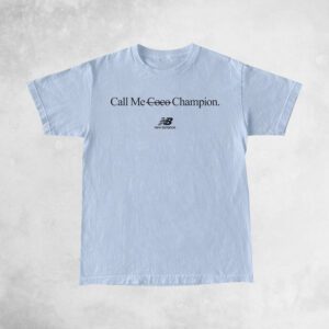 Coco Gauff Wearing Call Me Coco Champion Shirt