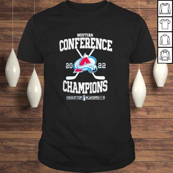 Colorado Avalanche 2022 Western Conference Champions Stanley Cup Playoffs shirt