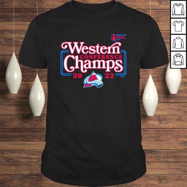 Colorado Avalanche 2022 Western Conference Champions unisex Tshirt