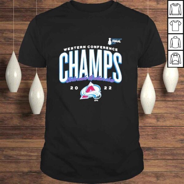 Colorado avalanche champs 2022 western conference shirt