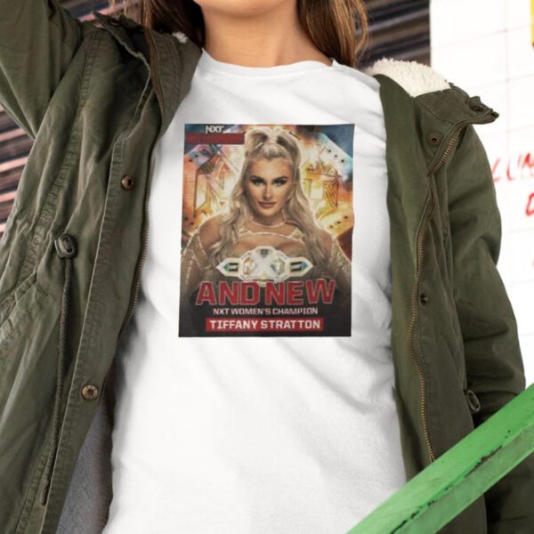 Congrats Tiffany Stratton Nxt Women’s Champion At Nxt Battleground Poster tShirt