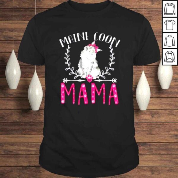 Cute Maine Coon Main Coon Mama Mother Day Shirt