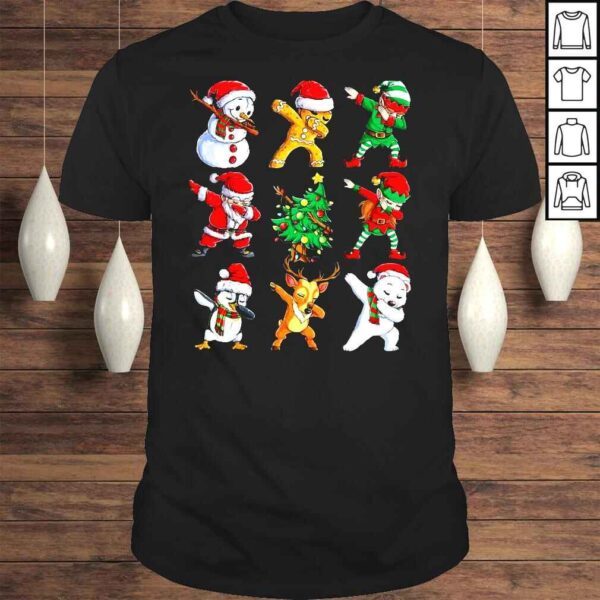 Dabbing Santa Elf Friends Christmas Sweatshirt