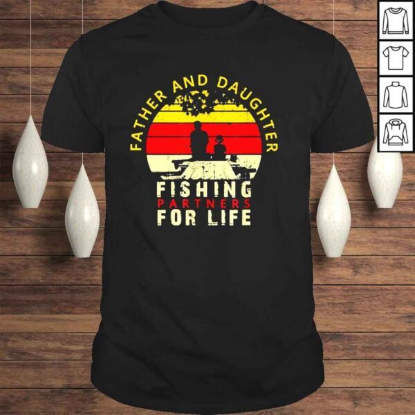 Dad and daughter fisherman daddy fathers day fishing shirt