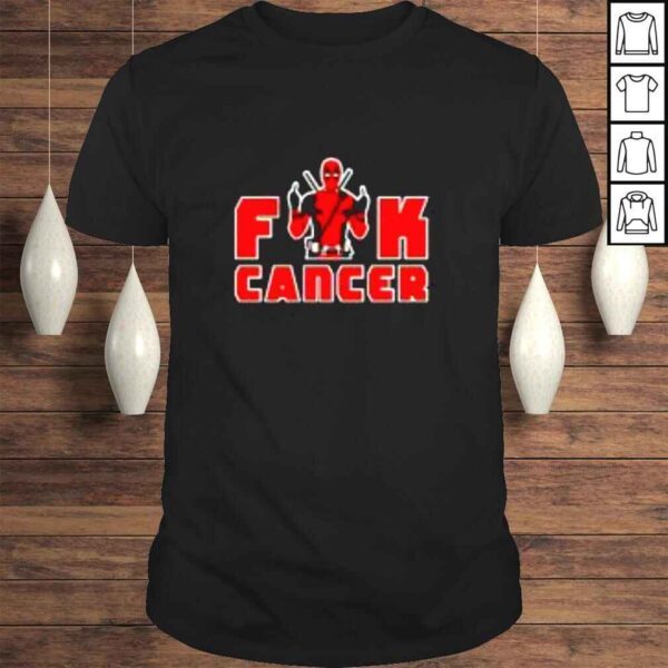 Deadpool fuck cancer shirt