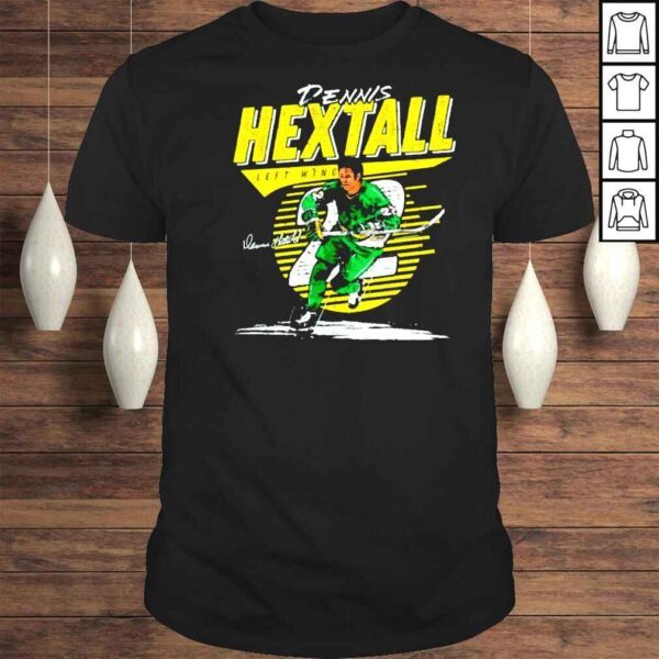 Dennis Hextall Minnesota Comet Hockey Signatures Shirt