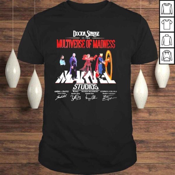 Doctor strange in the multiverse of madness studios abbey road signatures shirt