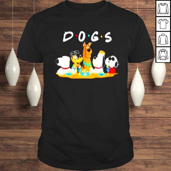 Dogs Friends Scooby Doo Goofy Pluto Brian Snoopy shirt