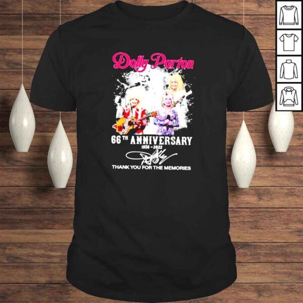 Dolly Parton 66th Anniversary 1956 2022 signature shirt