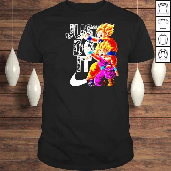 Dragon Ball Z Goku And Gohan Kamehameha Just Do It Shirt