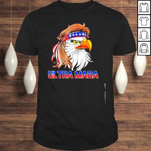 Eagle mullet ultra maga 4th of july American flag usa shirt