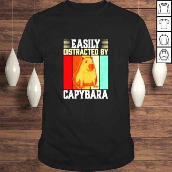 Easily distracted by capybara vintage shirt