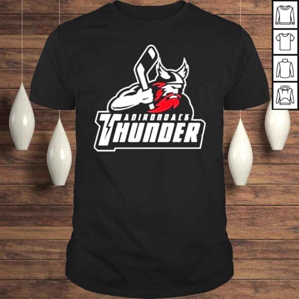 Echl adirondack thunder logo shirt