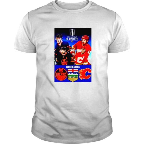 Edmonton Oilers Vs Calgary Flames Battle Of Alberta 2022 Stanley Cup Playoff Shirt