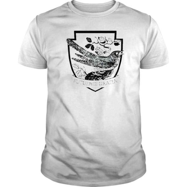 Effin Birds Futuendi Gratia Coat Of Arms Baseball TShirt