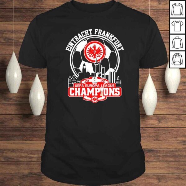 Eintracht Frankfurt UEFA Europa League Champions shirt