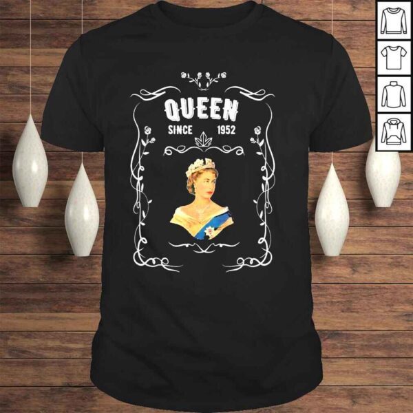 Elizabeth iI queen legend british crown platinum anniversary shirt