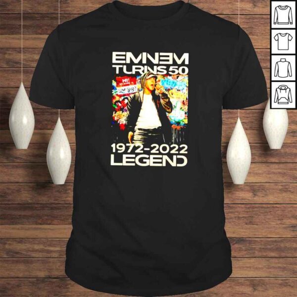 Eminem turns 50 years 1972 2022 legend shirt