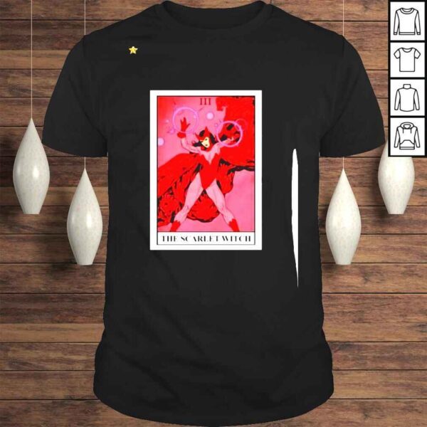 Exclusive Marvel Scarlet Witch Tarot Card Shirt