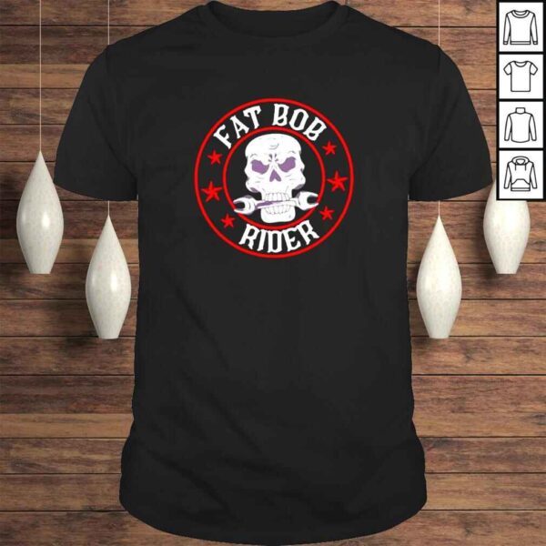 Fat bob rider skull shirt