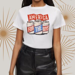 For the boy beer can usa pocket shirt