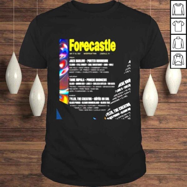 Forecastle Festival 2022 line up shirt