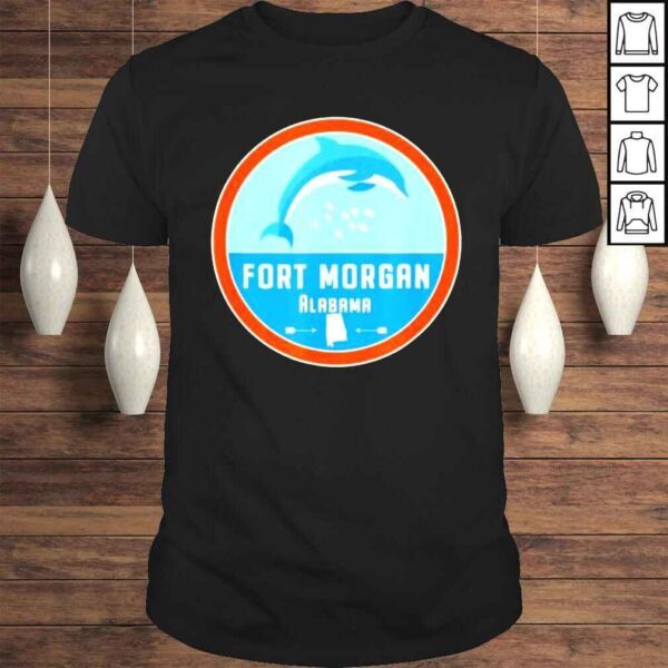 Fort Morgan Alabama Beach Dolphin AL Vacation Shirt