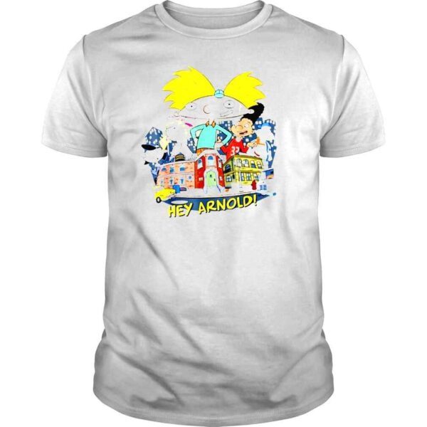 Friends Logo Neighborhood Retro T Hey Arnold TShirt