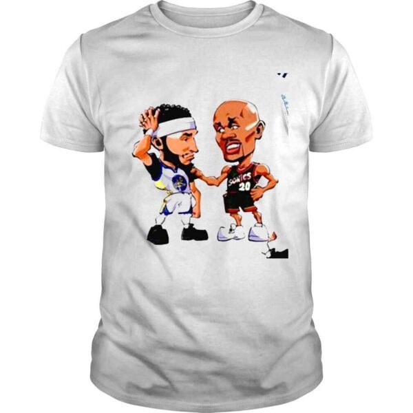 Gary Payton II vs Klay Thompson chibi shirt