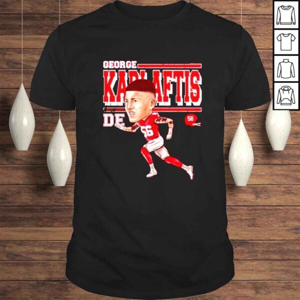 George Karlaftis Kansas City Chiefs Cartoon shirt