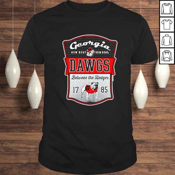 Georgia Bulldogs football between the hedges 1785 shirt