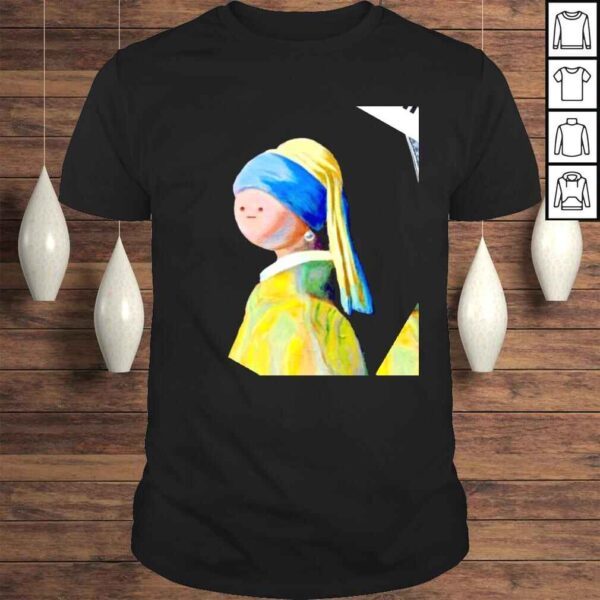 Girl with a Pearl Earring active funny shirt