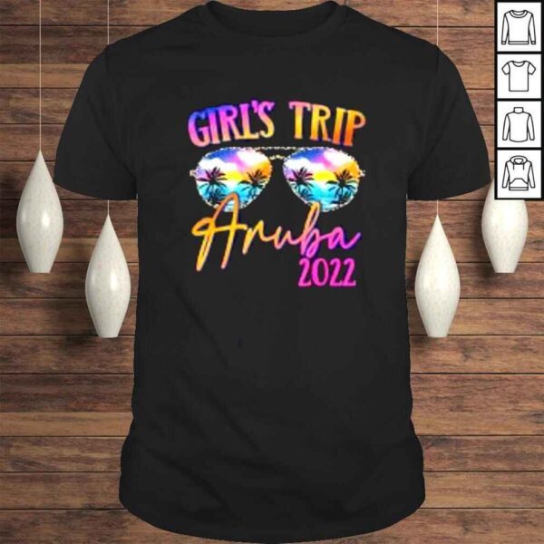 Girls Trip Aruba 2022 Sunglasses Summer Matching Group Shirt