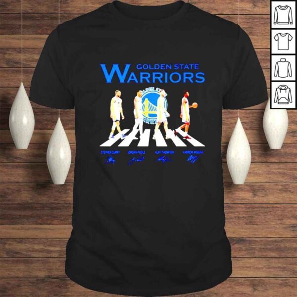 Golden State Warriors 2022 Abbey Road signatures shirt